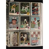 (80) 1973 Topps Baseball Cards With Hof