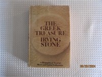 Book Signed 1975 Irving Stone Greek Treasure
