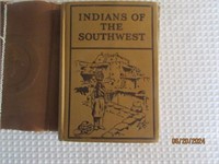 Book 1921 Indians Of The Southwest Leather Cover