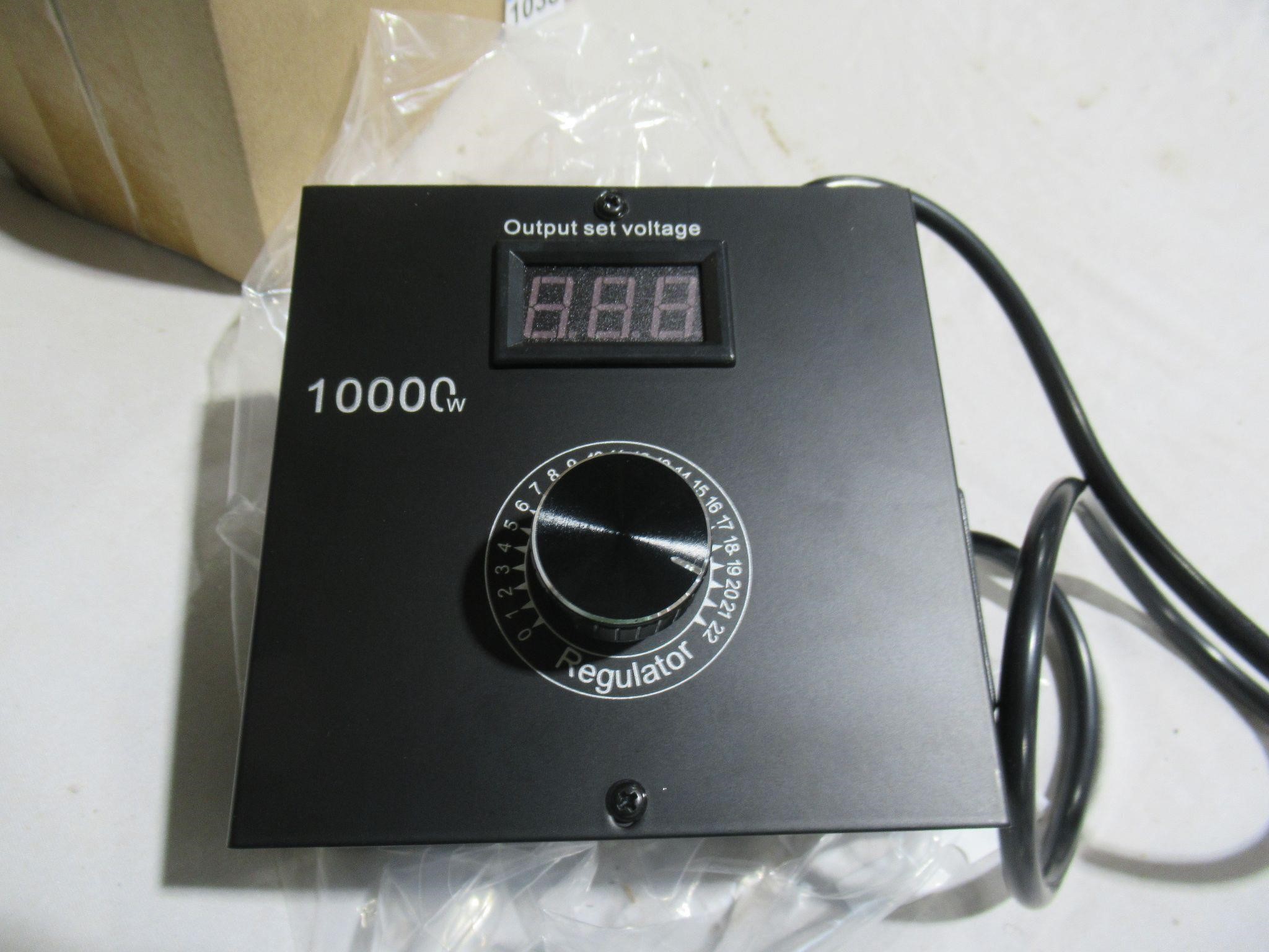 output voltage regulator speed controller