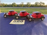 Three fair cars, two from Bloomsburg one from