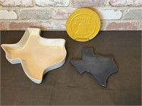 (3 PCS) HOME DÉCOR - 2 FRANKOMA TRIVETS,