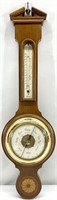 Wittnauer Wood Inlay Banjo Weather Station