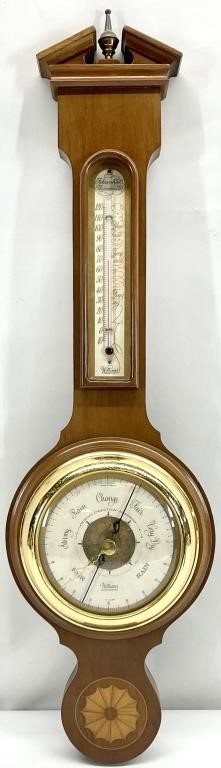 Wittnauer Wood Inlay Banjo Weather Station