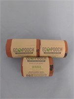 Eco pooch compostable doggie bags. 3 rolls: new
