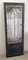 Uttermost Wooden & Metal Hanging Mirror Panel