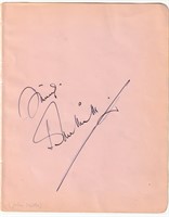 John Mills, actor, Academy Award 1970, autograph
