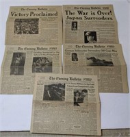 Lot of The evening Bulletin 1945