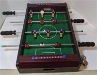 Mini Foosball table with two balls