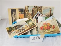 lot of old postcards