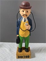 Vintage Enesco Wood Doctor Statuette