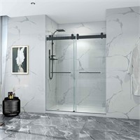 72" x 76" ATY Frameless Glass Shower Doors