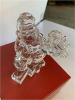 Waterford Lead Crystal Santa Claus Sculpture
