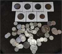 Estate lot of mostly silver misc collectible coins