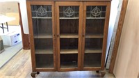 Antique Oak Display Case