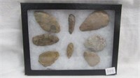 8 Assorted Framed Points and Blades