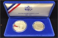 1986 Liberty Silver Dollar/ Half Dollar Proofs