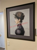 Framed Artwork - Lady’s Profile