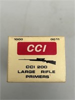1000 CCI 200 LARGE RIFLE PRIMERS NEW IN BOX