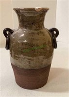 Nice heavy ceramic pottery jug measuring 12