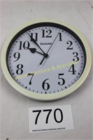 Sharp Battery Wall Clock