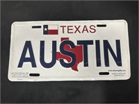 "Austin Texas" License Plate