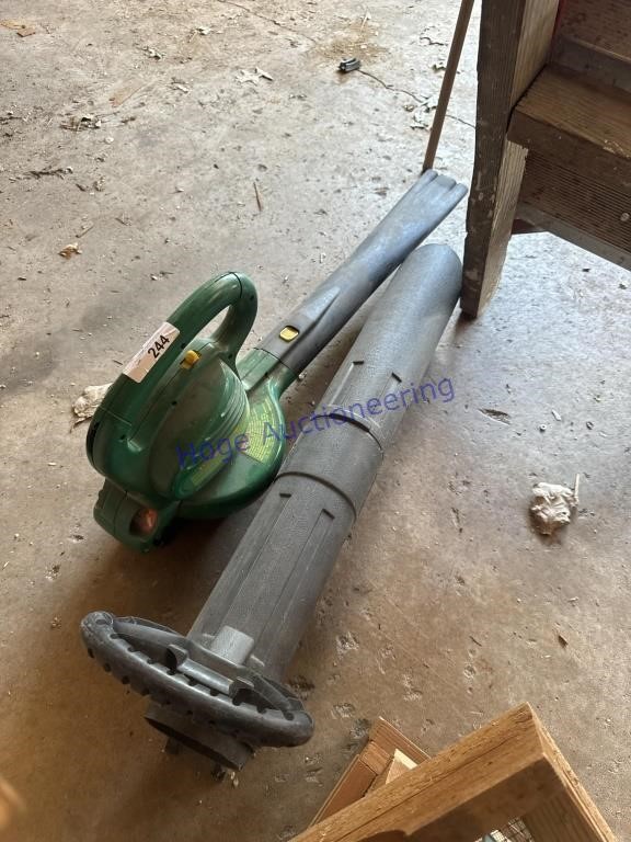 EMAX WEED EATER LEAF BLOWER, IN GARAGE