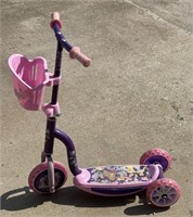 3 wheeled princess scooter