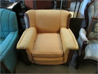 VINTAGE YELLOW  LIVING ROOM CHAIR