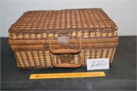 Vintage Picnic Basket w/Contents Included