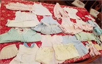 819 - LOT OF VINTAGE BABY CLOTHES