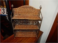 Wicker Knick-Knack Shelf