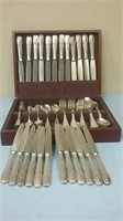 Victorian Era Boulenger Silverplate Flatware Set