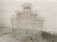 Primitive Wire 3 Tier Plant Stand