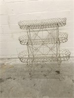 Primitive Wire 3 Tier Plant Stand