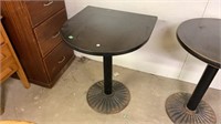 2' Pub Table with metal pedestal base