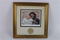 Framed photo "tycoon" signed by Leighton-Jones