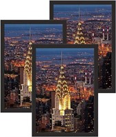 YMOND 13x19 Picture Frame Black 3 Pack