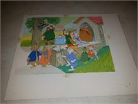 Walt Disney's Robin Hood painting