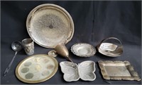 Box of silver plate items