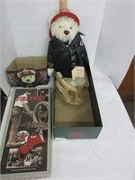 Vintage Texaco fire chief teddy bear