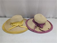 (2) Juicy Couture Sun Hat