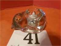 INDIANA GLASS CAT CANDLE VOTIVE