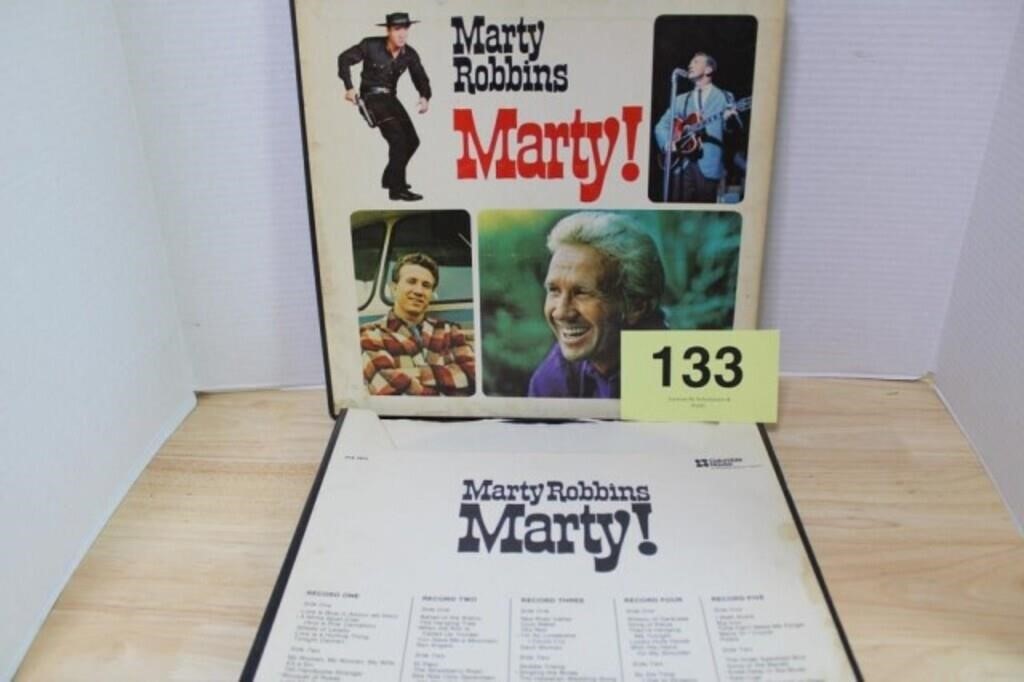 MARTY ROBBINS 5 RECORD SET, COLUMBIA