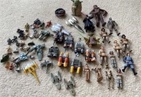 Lot of Small Star Wars Toys