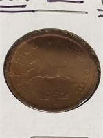 1952 India Foreign Coin