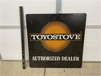 Vintage Toyostove Kerosene Dealer Metal Sign