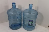 2 Refillable 5 Gal. Water Bottles