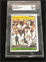 1981 Topps Walter Payton Super Action  SGC 5