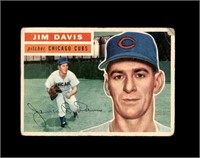 1956 Topps #102 Jim Davis P/F to GD+